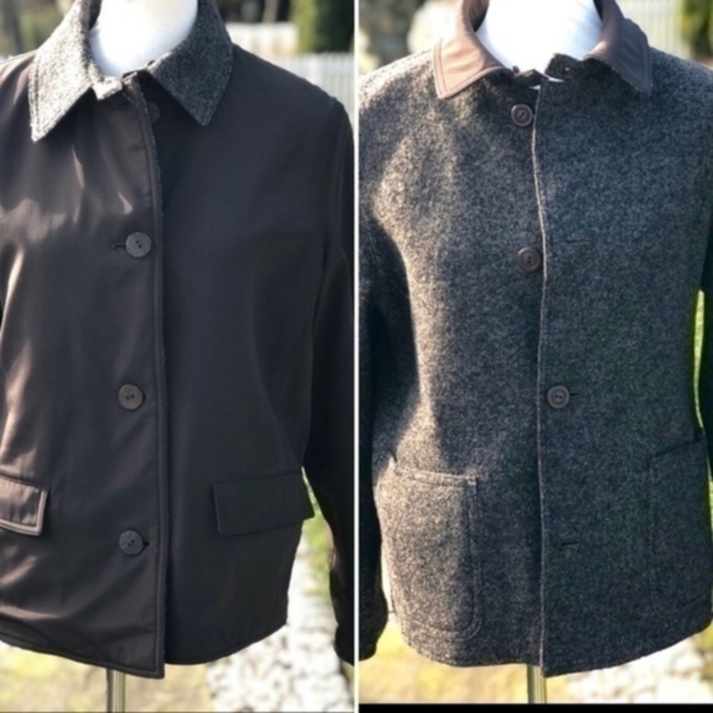 Hilary Radley REVERSIBLE wool coat